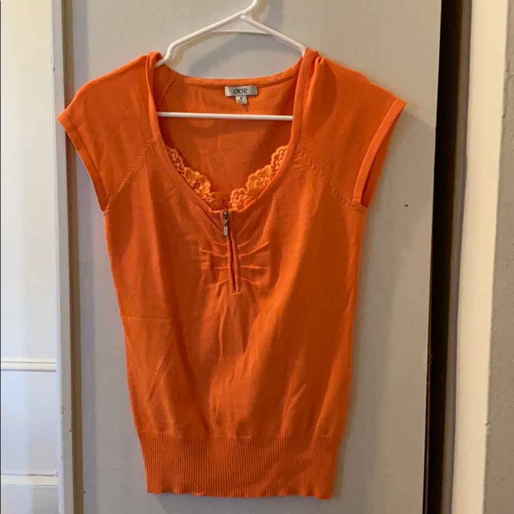 Orange Cachè Blouse size small
